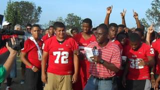 Fox 7 News Austin Visits Manor Texas to profile High School Football Team