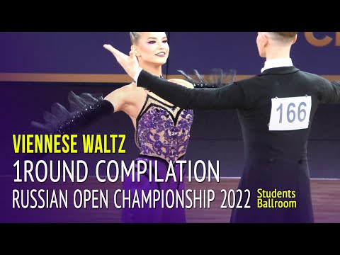 Viennese Waltz Compilation = Russian Open Championship 2022 = Students Ballroom 1R