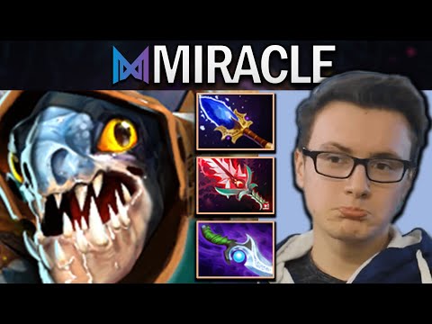 Slark Dota 2 Gameplay Nigma.Miracle with 21 Kills and Fast Attack
