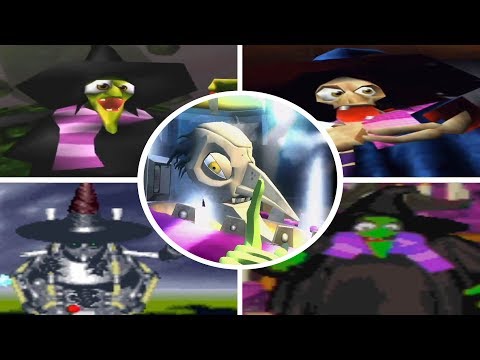 Evolution of Gruntilda Fights in Banjo Kazooie Games