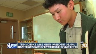 Teen whiz kid meets President Obama
