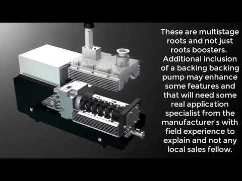 Multistage roots for deep semiconductor manufacturing application -vacuum