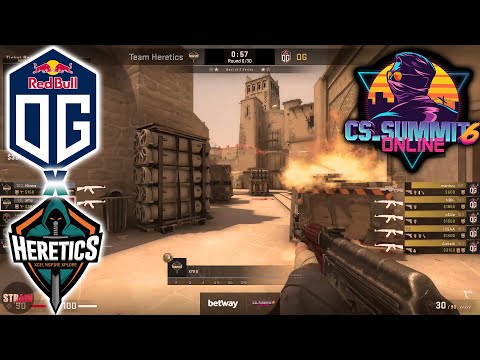 🇪🇺 OG vs 🇫🇷 Heretics MIRAGE HIGHLIGHTS - cs_summit 6