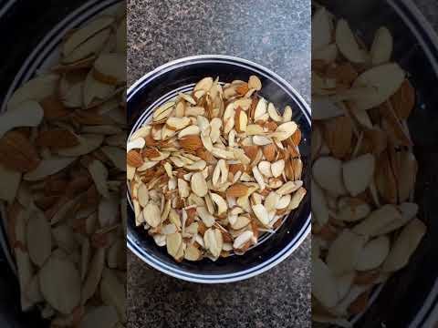 Roasted almonds, life hacks, delicious food #shorts #indianfood #almonds #healthy #tasty, | vegan