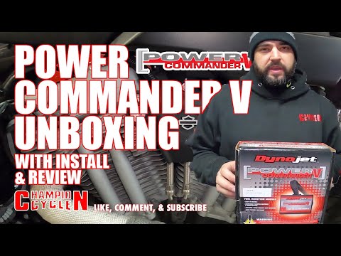 Power Commander 5 Unboxing Install and Review on a Harley Davidson XR 1200
