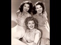 The Dinning Sisters - No Letter Today (c.1942).