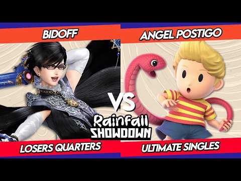 Rainfall S. Losers Quarters | Bidoff (Bayonetta) VS. Angel Postigo (Lucas) Smash Ultimate - SBBU AQP