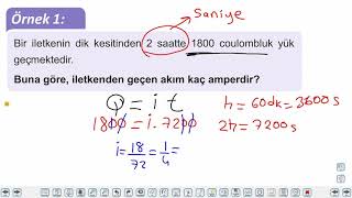 Eğitim Vadisi 10.Sınıf Fizik 1.Föy Elektrik Akımı Direnç ve Potansiyel Fark Konu Anlatım Videoları