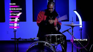 Video thumbnail for Ludwig Series Comparison: Vistalite Snare (6.5"x14") by Ludwig Drums