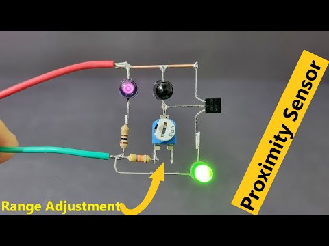 How to Build a Proximity Sensor Circuit with Adjustable Range #zaferyildiz #electronics #led