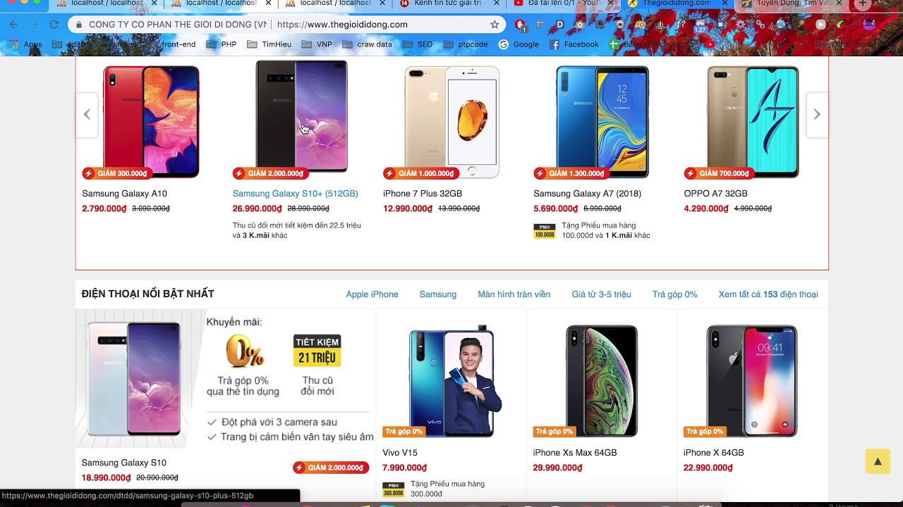 Bảng  Product - Ratings - Categories  - Xây dựng website bán hàng