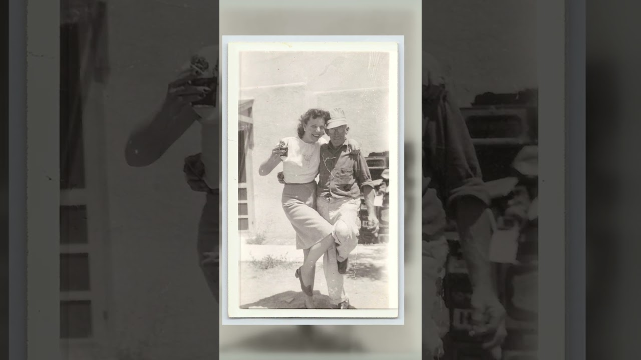 1950s Snapshot of a Couple Posing, 2.7 × 4.44 inches Video