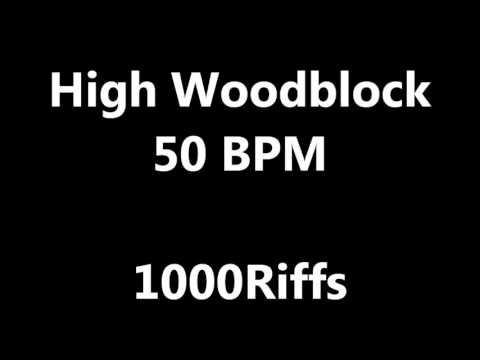 High Woodblock Metronome : 50 BPM - Beats Per Minute