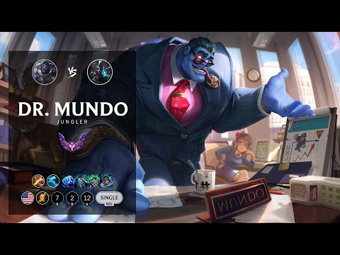 Dr. Mundo Jungle vs Ekko - NA Master Patch 12.12