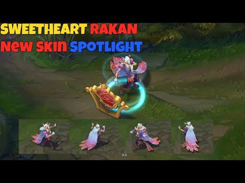 Sweetheart RaKan New skins for Valentine’s Spotlight 2018 Season S8 || League Of Lengeds Pre-Release