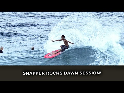 A Snapper Rocks Dawn Session!