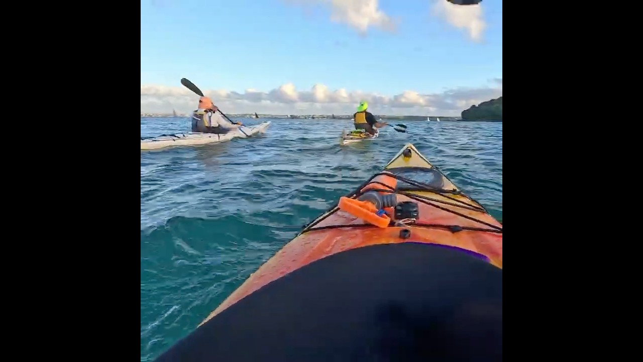 Weekly evening paddle #seakayaking #kayakers #kayaklife #newzealand