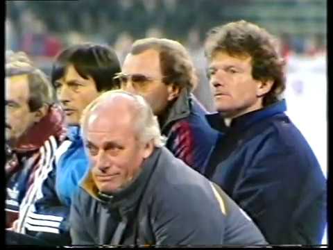 1986 (March 5) Bayern Munich - Anderlecht (Champions Cup 1/4 fin). Full Match (part 2 of 4).