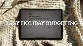 Holiday Budgeting in 30 Minutes with NOTION! | Free Budgeting Template | aja dang