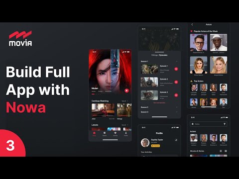 Build Full Movie App with Nowa (Part 3)