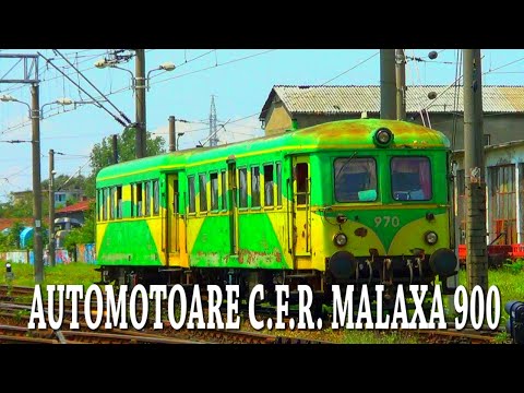 AUTOMOTOARE MALAXA 900 Classic old train travel  Diesel Train Züg Trenes Trem Trenler Locomotoras 