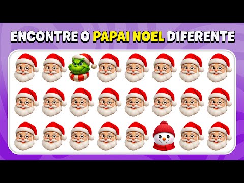 Find the Different Emoji - Christmas Edition 🎄🎅☃️ | Easy, Medium, Hard | 30 Ultimate Levels