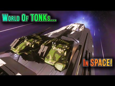 DIY Frigate: Anvil Carrack + Two Nova Tanks = Epic Space Battles! | Let's Play Star Citizen!