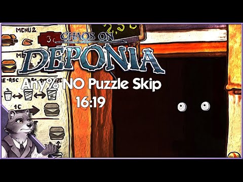 Chaos on Deponia - Speedrun - Any% No Puzzle Skip 16:19 [WR]