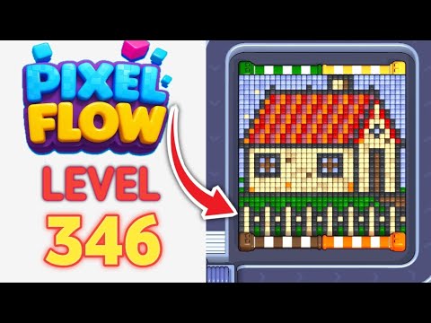Pixel Flow Level 346 Walkthrough