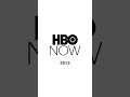HBO Logo Evolution Evolution Hbomax Shorts