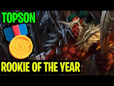 ROOKIE OF THE YEAR WITH TROLL WARLORD - Topson - Dota 2