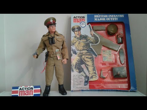 vintage ACTION MAN ☆ BRITISH INFANTRY MAJOR ☆ mini review
