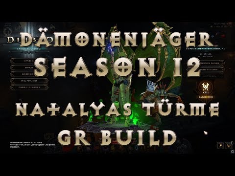 Diablo 3 - Season 12 - Dämonenjäger - Natalyas Türme 6 Natalya / 4 Marodeur | Build | Guide | Skills