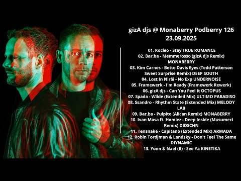 gizA djs @ Monaberry Podberry 126 23.09.2025 with tracklist