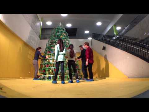 Albero Natale 2014 nella Scuola Media di Giubiasco