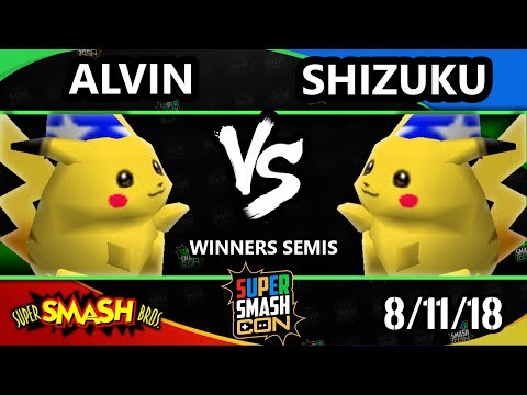 SSC 2018 SSB - CLN | Alvin (Pikachu) Vs. Shizuku (Pikachu) - Smash 64 Winners Semis