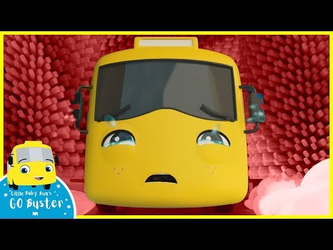 Buster's Stuck at the Carwash - Super Friends to the Rescue! | Go Buster | Baby Cartoons | Single