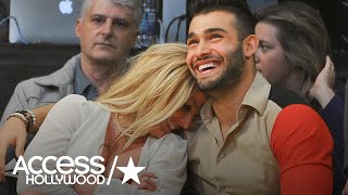 Britney Spears Packs On The PDA Courtside With Boyfriend | Access Hollywood