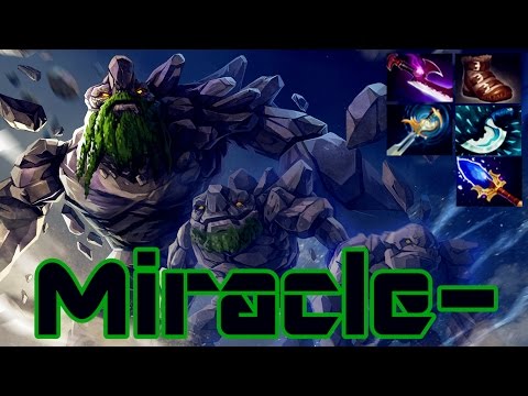 #Miracle- Echo Sabre Tiny Ouch!!! 9078 MMRanked #Dota2Holyshit