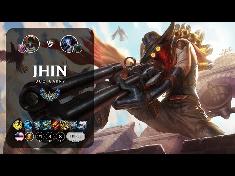 Jhin ADC vs Jinx - NA Challenger Patch 13.9