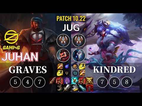 OZ Juhan Graves vs Kindred Jungle - KR Patch 10.22