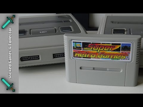 Family Computer - " Super Retro Game Cart " / China Retro Clone Super Nintendo