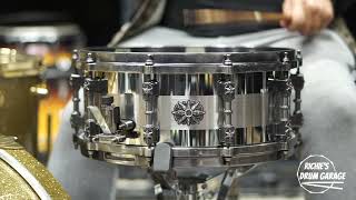 Video thumbnail for TAMA Warlord Collection "Spartan" Stainless Steel Snare Drum - RARE - 14" x 6" by Richie's Drum Garage