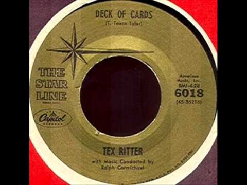 Deck Of Cards by Tex Ritter on 1948 Capitol Records.
