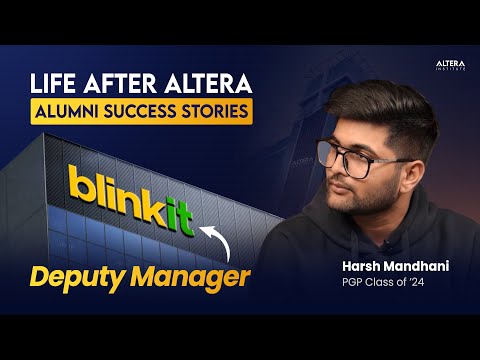 How I landed a role at Blinkit | Class of '24 Harsh's Journey