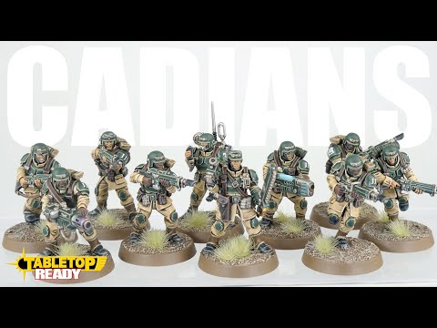 How To Paint Cadian Infantry for Warhammer 40,000