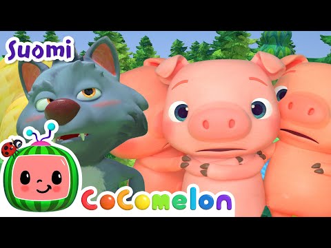 Kolme pientä possua | CoComelon Suomeksi - Lastenlaulut vauvoille | Lastenlauluja ja loruja