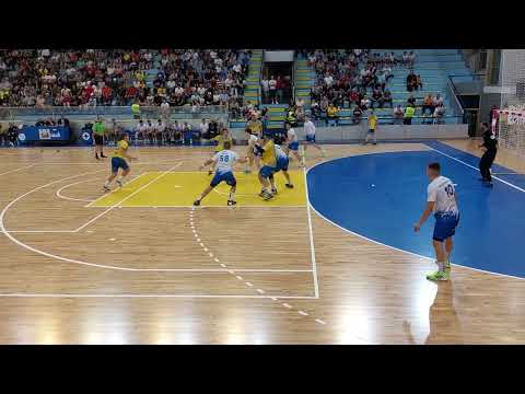 Vranje 1957 - Metaloplastika, segment sa utakmica 4. kola Super rukometne lige u sezoni 2023/24.