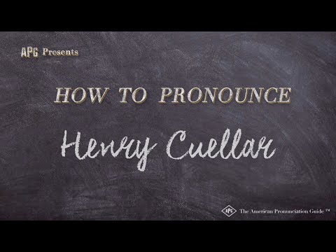 How to Pronounce Henry Cuellar (Real Life Examples!)