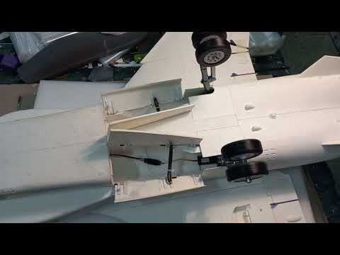 3D Printed SEPECAT JAGUAR Landing Gear installation